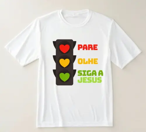 Camiseta Religiosa Siga Jesus