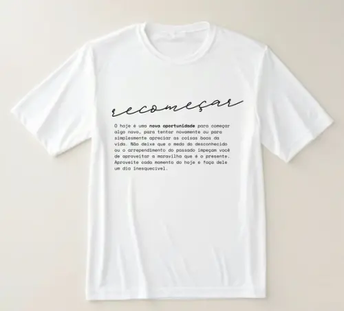 Camiseta Recomeçar