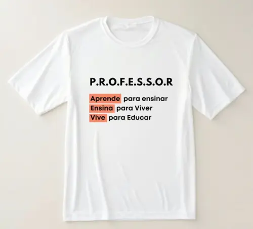 Camiseta Professor