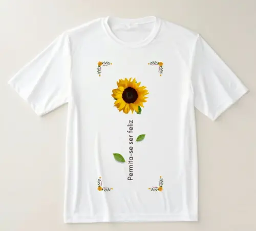Camiseta Permita-se Ser Feliz