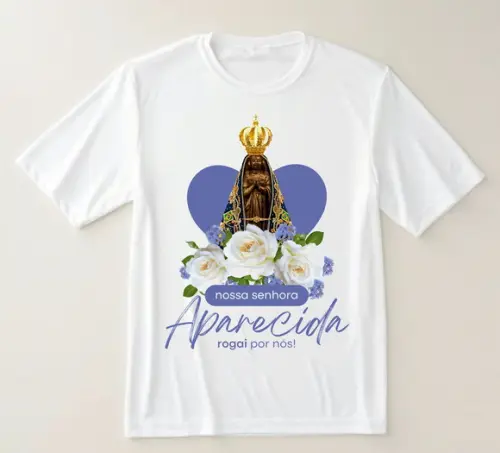 Camiseta Religiosa Nossa Senhora Aparecida