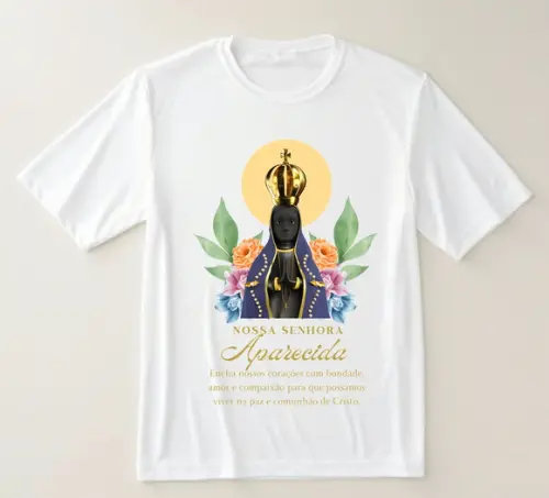 Camiseta Religiosa Nossa Senhora Aparecida
