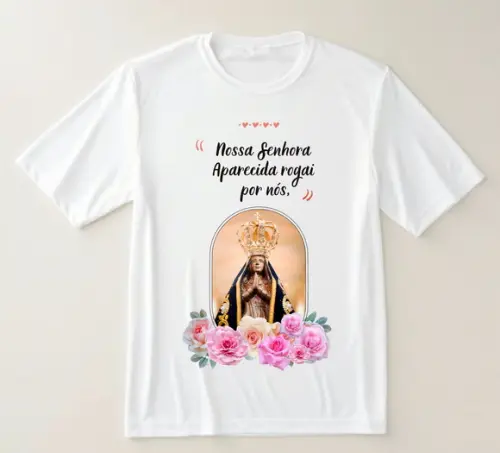 Camiseta Nossa Senhora Aparecida Rogaipor Nós