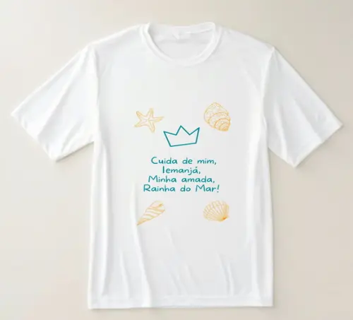 Camiseta Religiosa Iemanjá