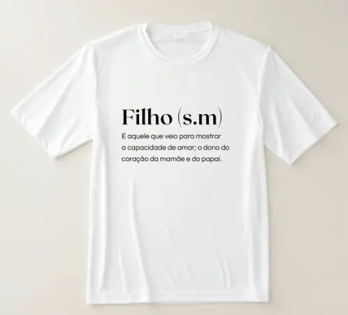 Camiseta Significado Filho