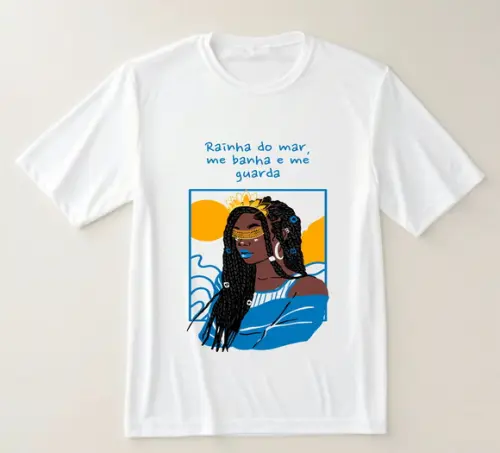 Camiseta Iemanjá Rainha do Mar