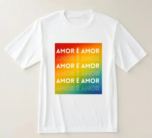 Camiseta Lgbtqia+ Amor É Amor