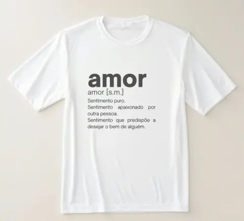 Camiseta Significado Amor