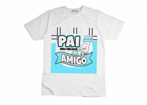 Camiseta Pai Meu Melhor Amigo