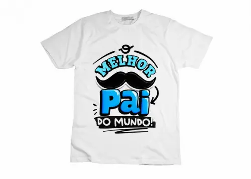 Camiseta o Melhor Pai do Mundo