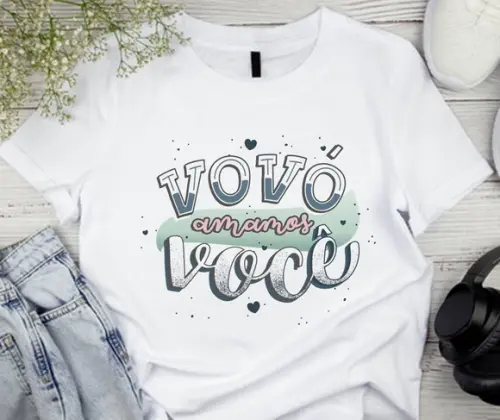 Camiseta Vovó Amamos Você