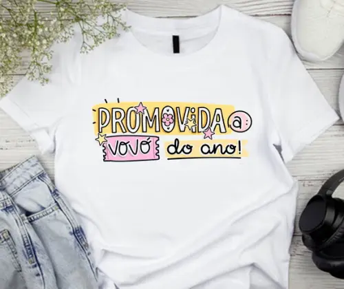 5 Camisetas Promovida a Vovó do Ano