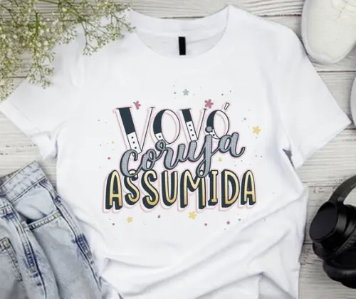 Camiseta Vovó Coruja Assumida