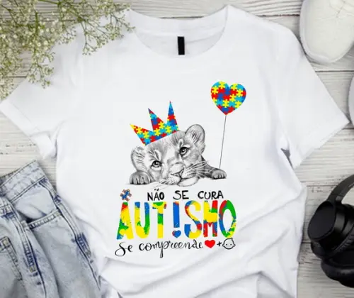 Camiseta Autismo Não se Cura