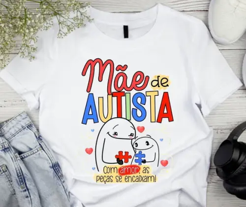 Camiseta Mãe de Autista