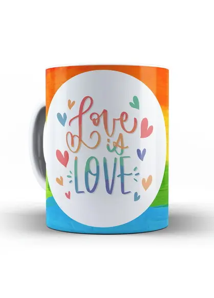 Caneca Love Is Love Lgbtqia+