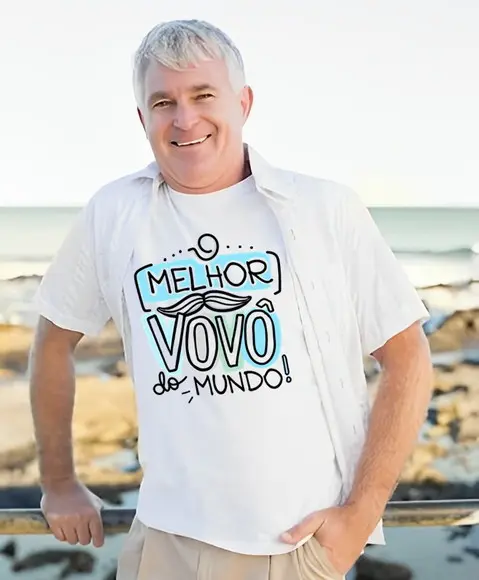 Camiseta Melhor Vovô do Mundo