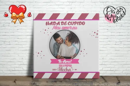 Azulejo Dia dos Namorados Personalizado com Foto