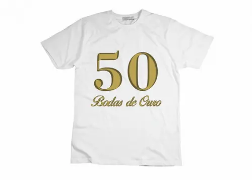 Camiseta Bodas de Ouro
