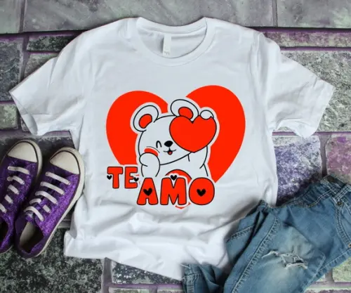 Camiseta Dia dos Namorados Te Amo