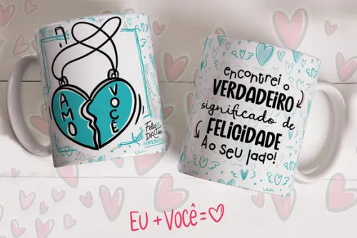 Caneca Dia dos Namorados Amo Você
