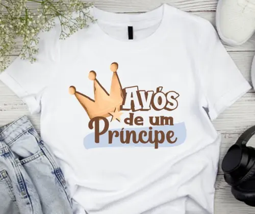 Camiseta Avós de Um Principe