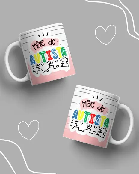 Caneca Mãe de Autista