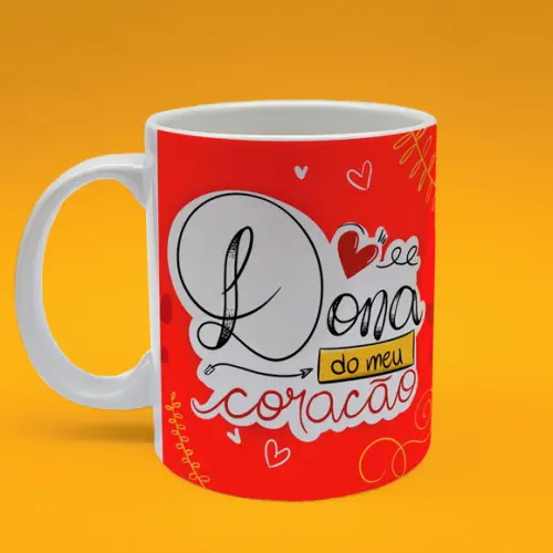 Caneca Dia dos Namorados Dona do Meu Coração