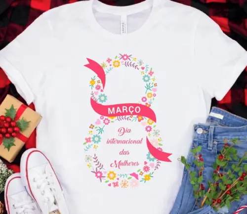 Camiseta Dia Internacional da Mulher