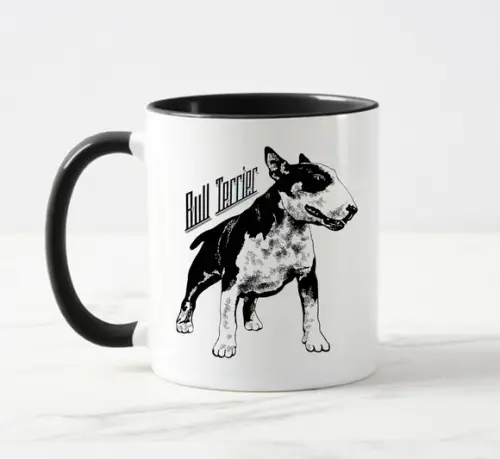 Caneca Porcelana Bull Terrier