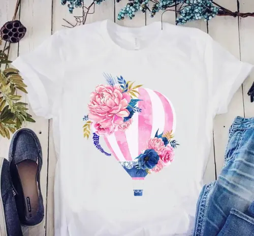 Camiseta Balão Floral