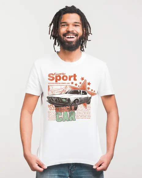Camiseta Masculina Sport Car