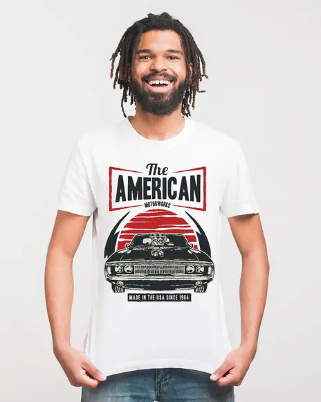 Camiseta Masculina American Car