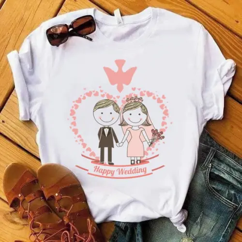 Camiseta Casamento Recém Casados