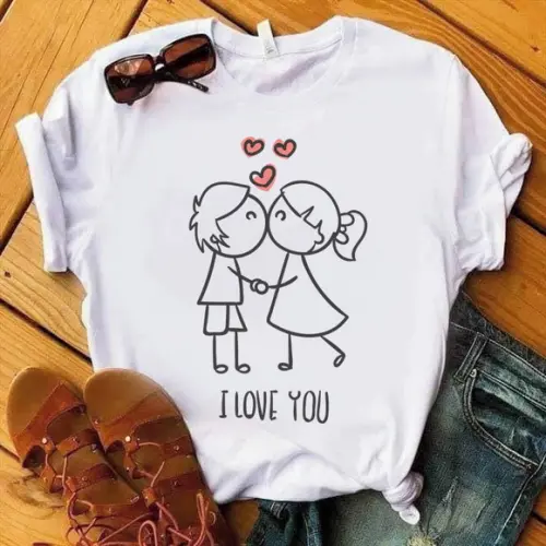 Camiseta I Love You
