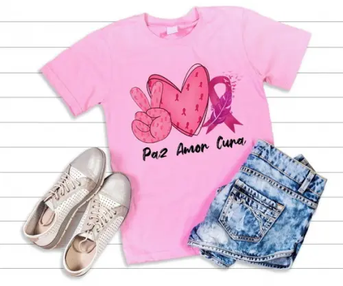 Camiseta Outubro Rosa