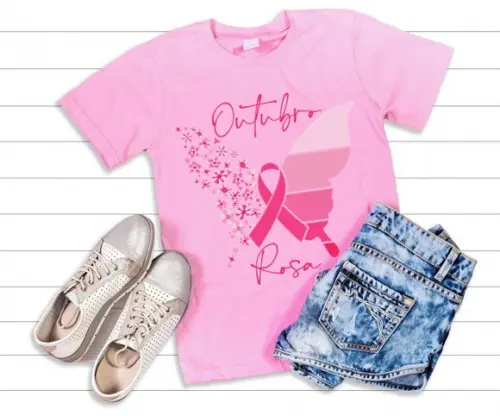 Camiseta Outubro Rosa