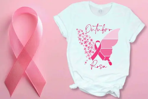 Camiseta Outubro Rosa