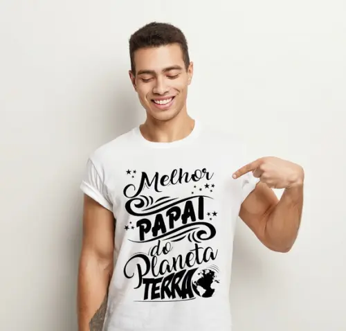 Camiseta Dia Dos Pais Melhor Pai