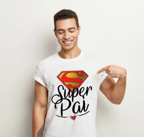 Camiseta Dia Dos Pais Super Pai