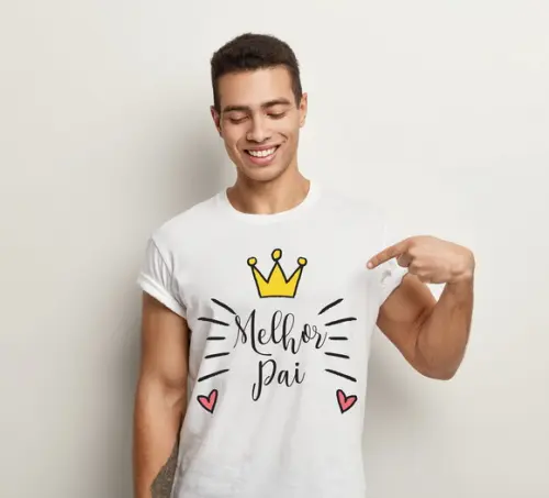 Camiseta Dia Dos Pais Melhor Pai