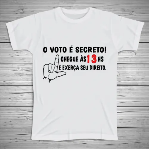 Camiseta Voto secreto 13