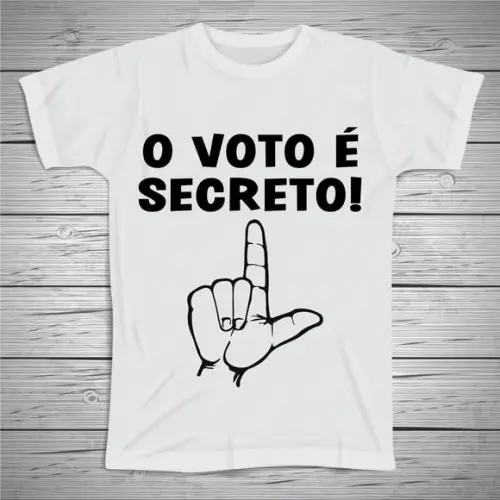 Camiseta Política Voto Secreto