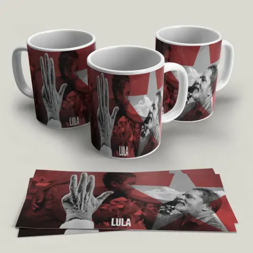 Caneca Porcelana Lula 2022
