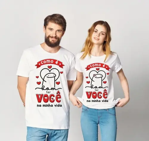 Kit Camiseta Dia dos Namorados