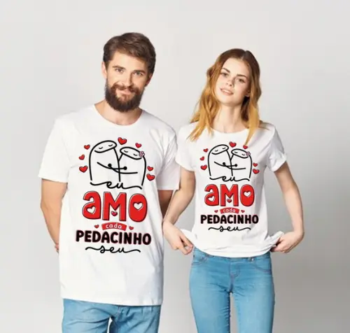 Kit Camiseta Dia dos Namorados