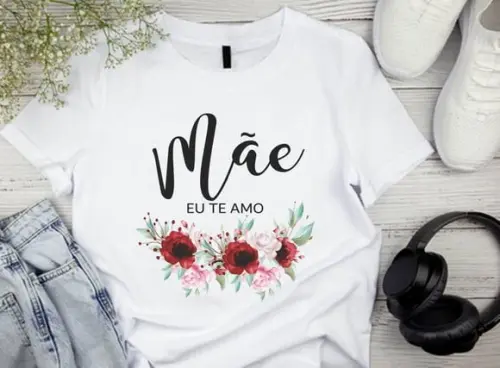 Camiseta Mãe Eu Te Amo