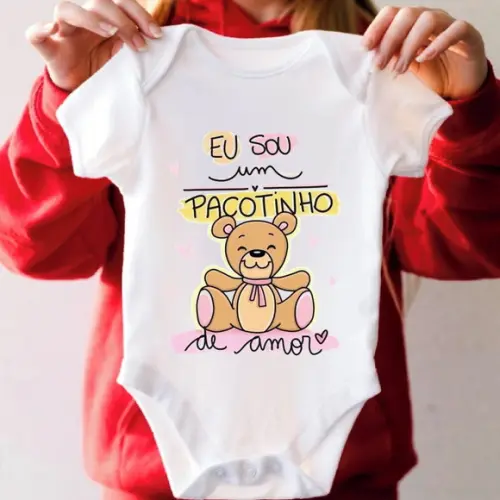 Body Infantil Sou Pacotinho de Amor