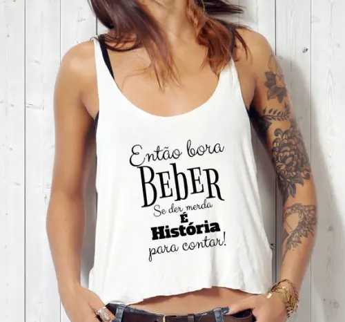Blusa Cropped Carnaval