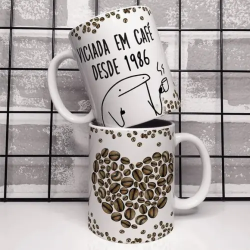 Caneca Porcelana Florck